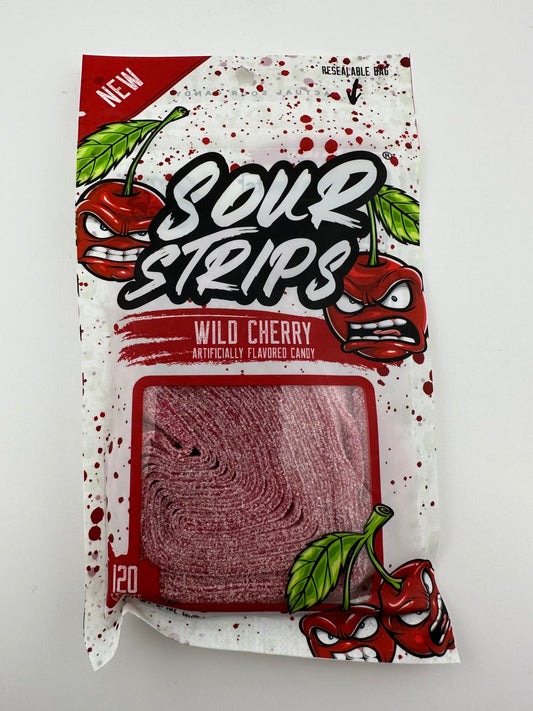 Sour Strips Wild Cherry Licorice Strips