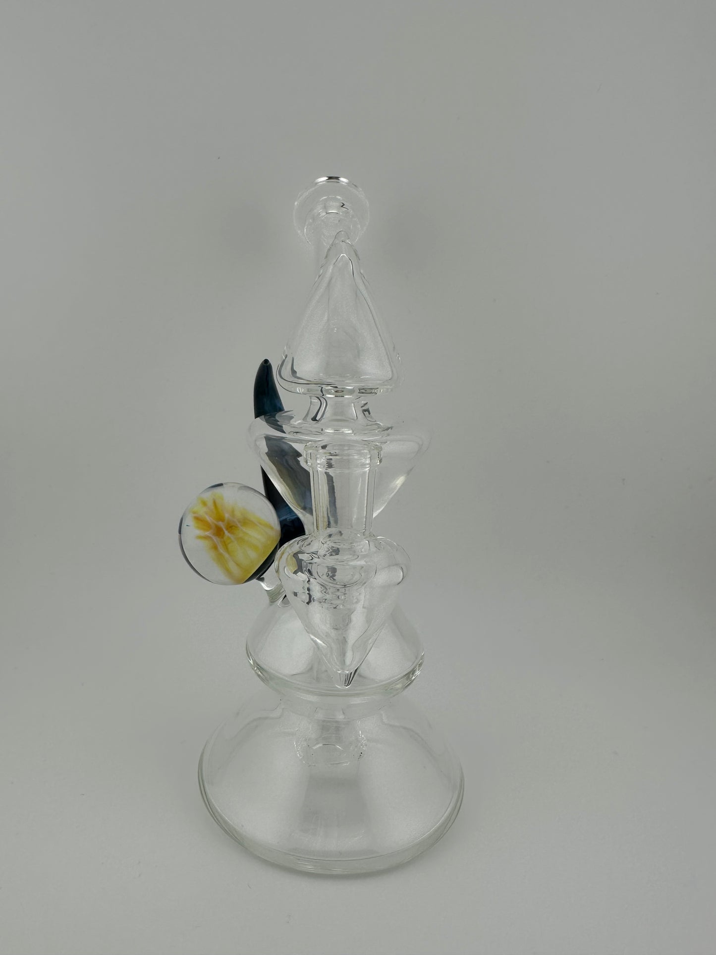 Made by Mank Clear Banger Hanger W/ Horn & Marble