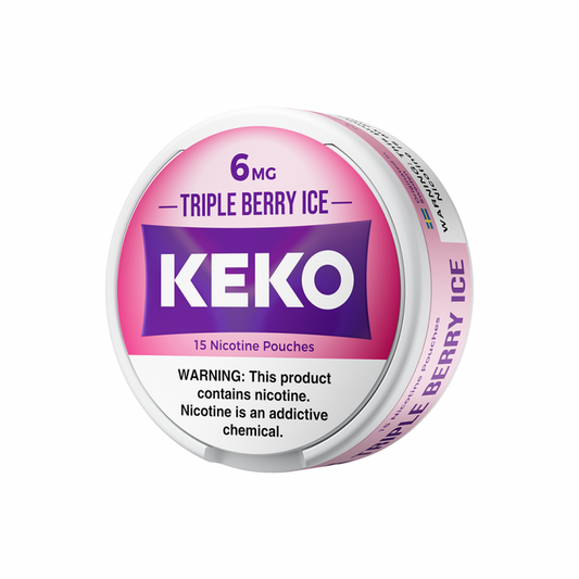 Keko Nicotine Pouches Triple Berry Ice 3mg & 6mg