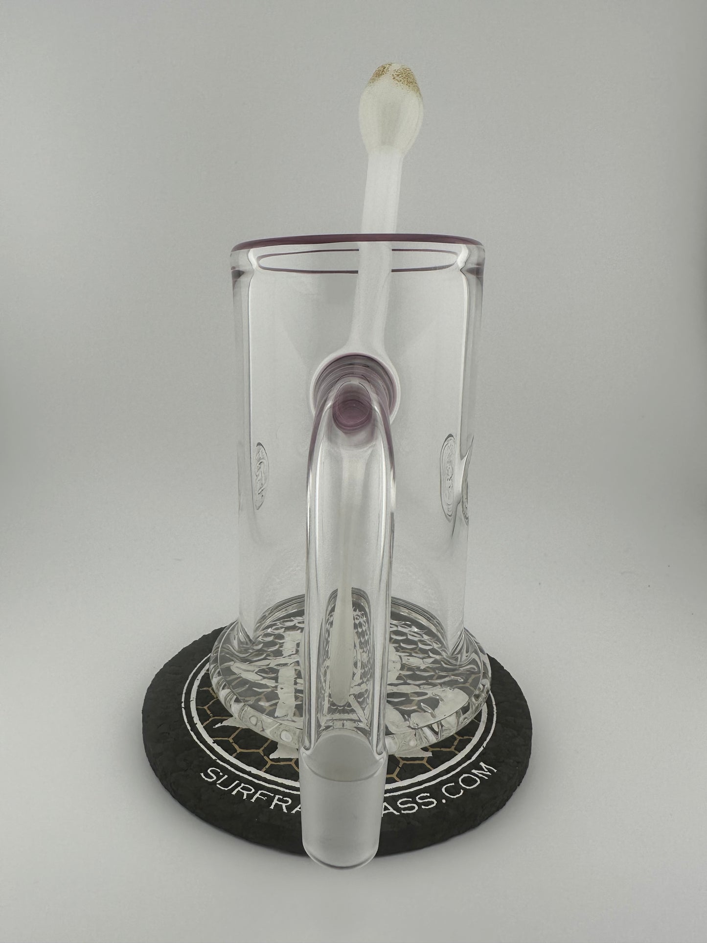Surf Rat Glass Quartz  Lip Wrap Quartz Banger Mug / Glassware / Drinkware