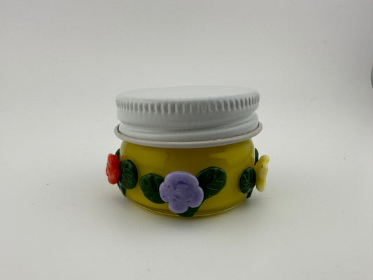 Empire Glassworks Yellow Flower Terp Jar / Baller Jar