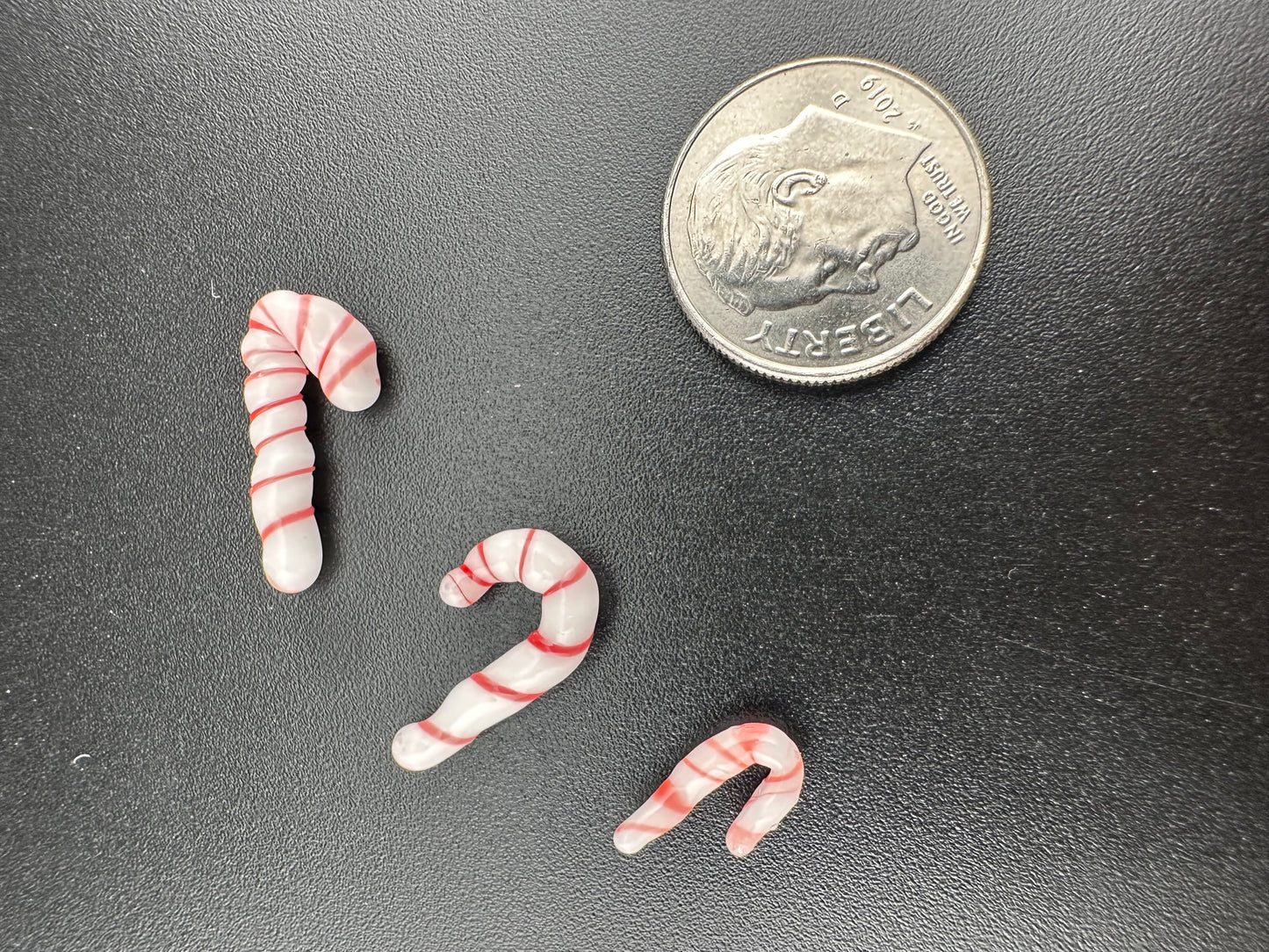 Lucky Gnome Glass Candy Cane Terp Bead / Terp Pearl