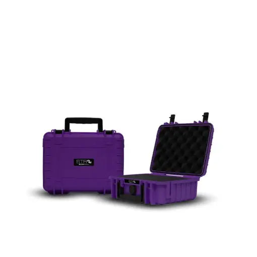 STR8 CASE 8" WITH 2 LAYER PRE-CUT FOAM