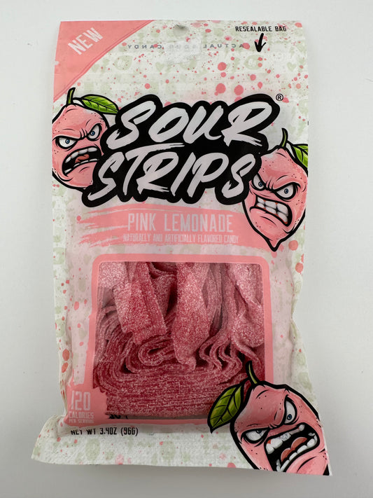 Sour Strips Pink Lemonade Licorice Strips