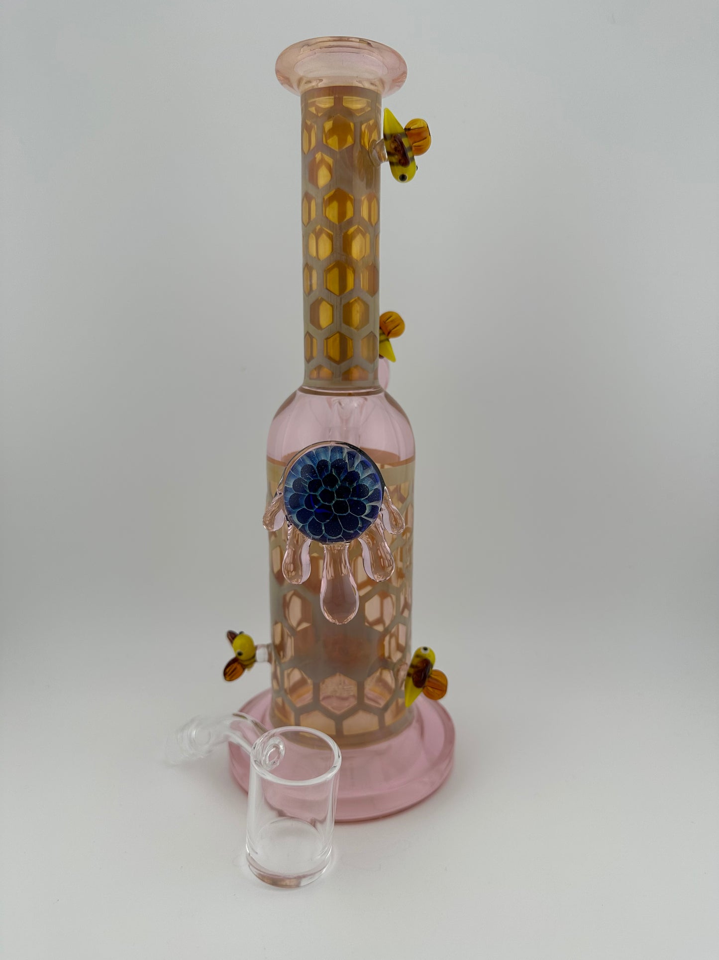 IC Glass Honey Drip Bee Rig 14mm