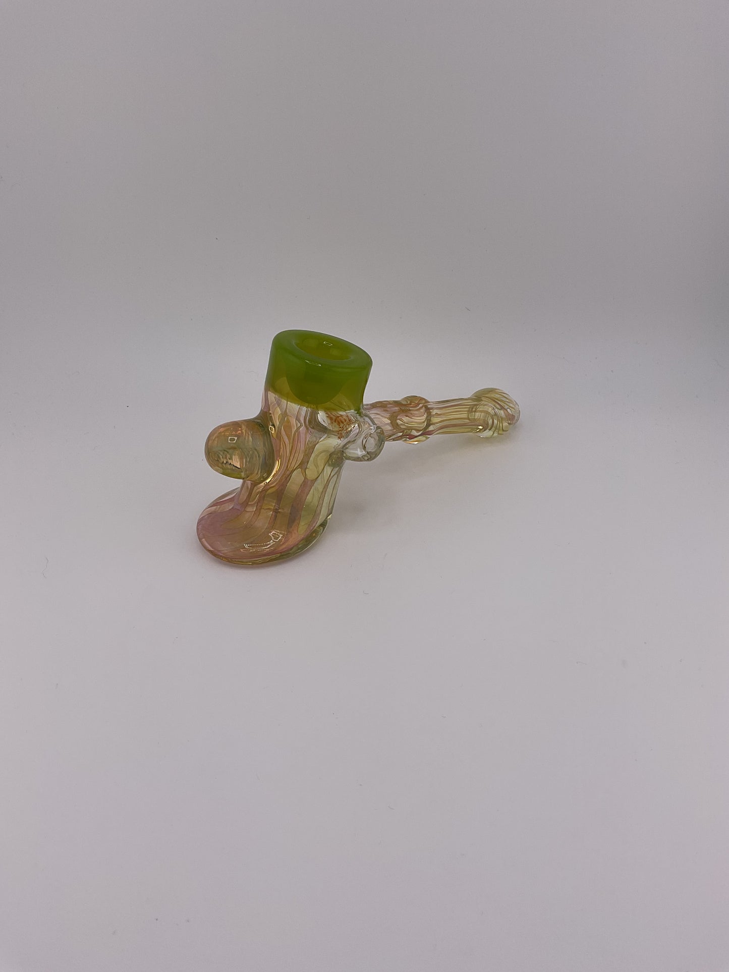 Pugsley Glass Colored Hammer Pipe