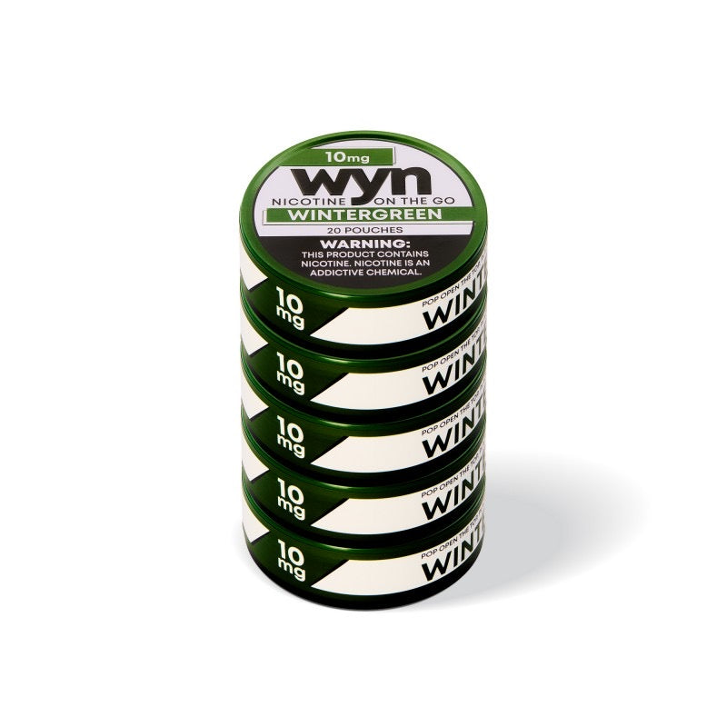 Wyn Nicotine Pouches Wintergreen 6mg, 10mg & 14mg