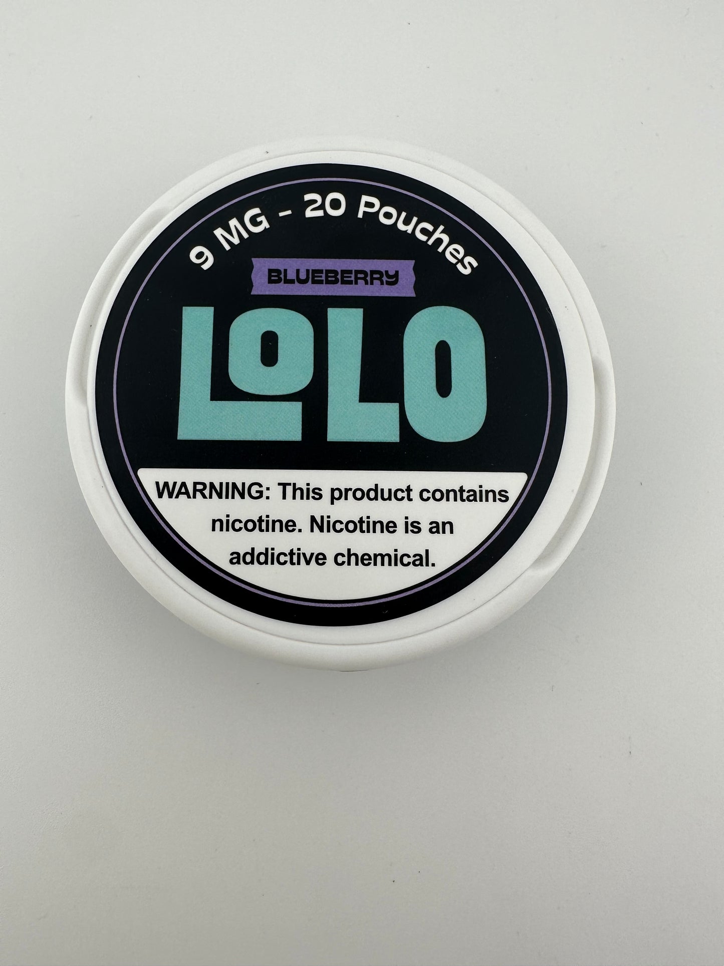 LoLo Nicotine Pouches Blueberry 9mg & 12mg