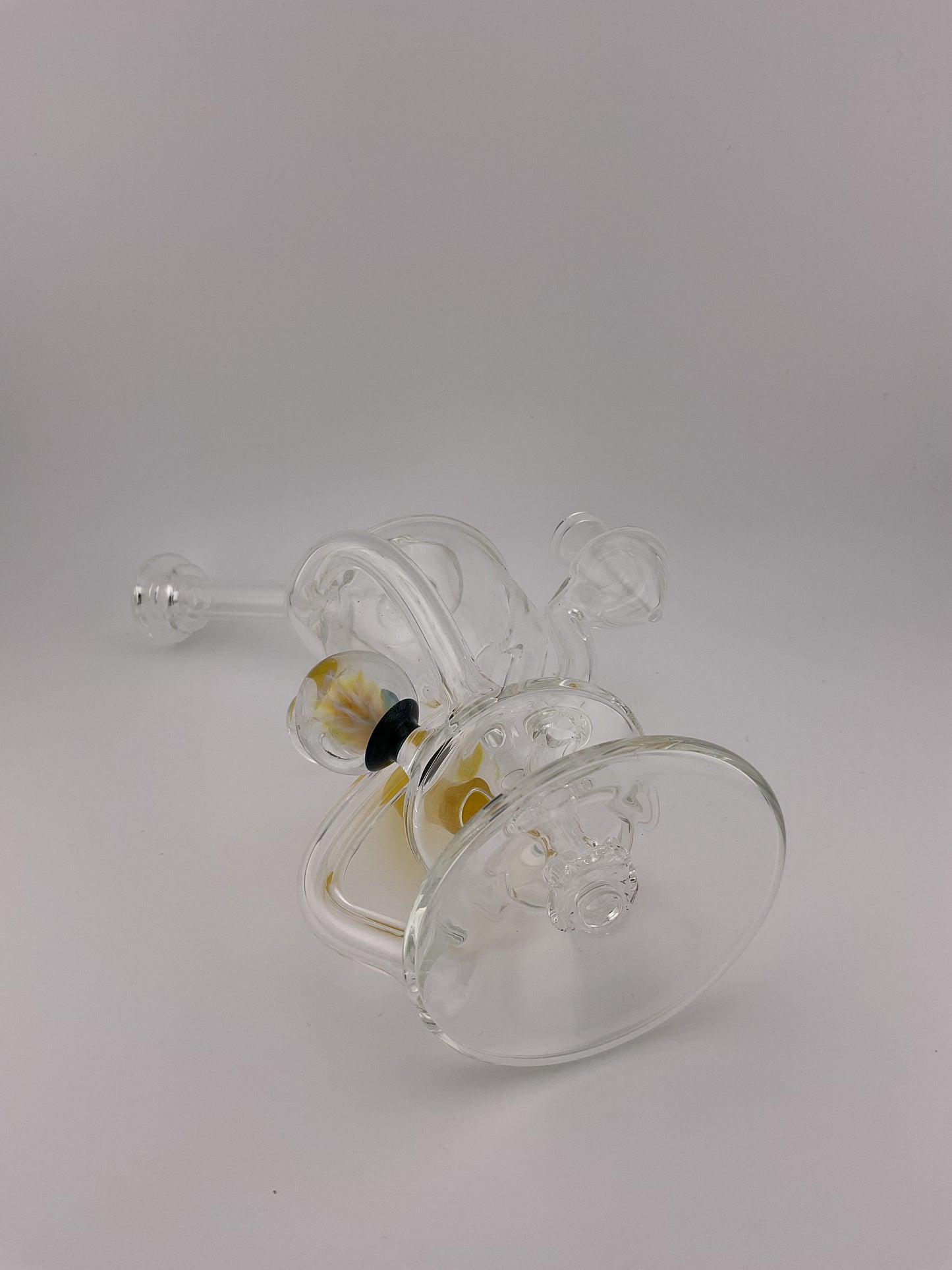 Made by Mank Clear Recycler Yellow Horn Encased Opal