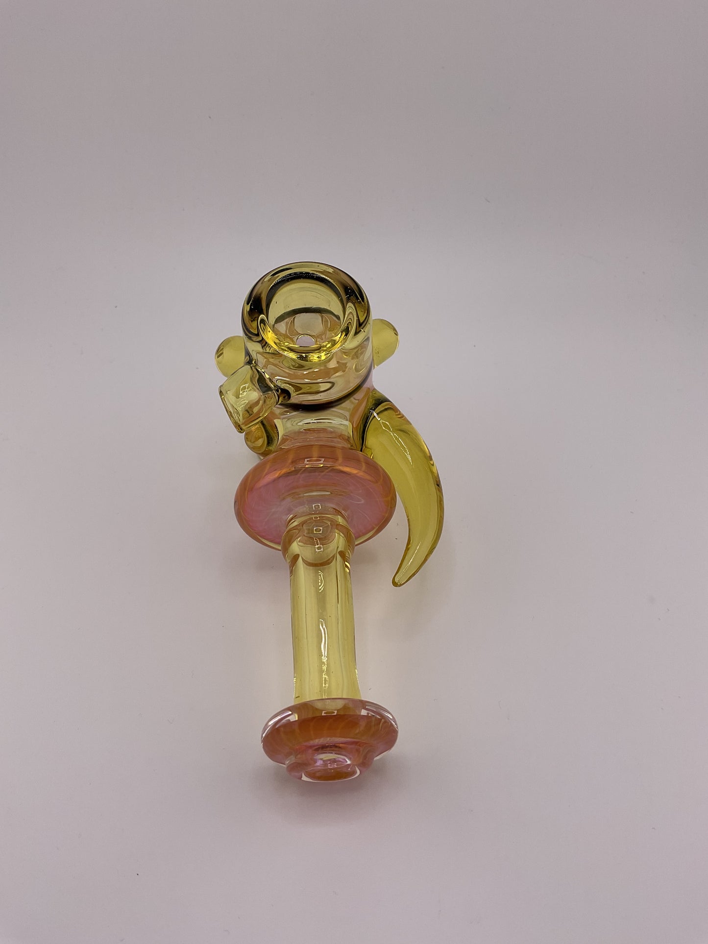 Pugsley Glass Worked Hammer Pipe