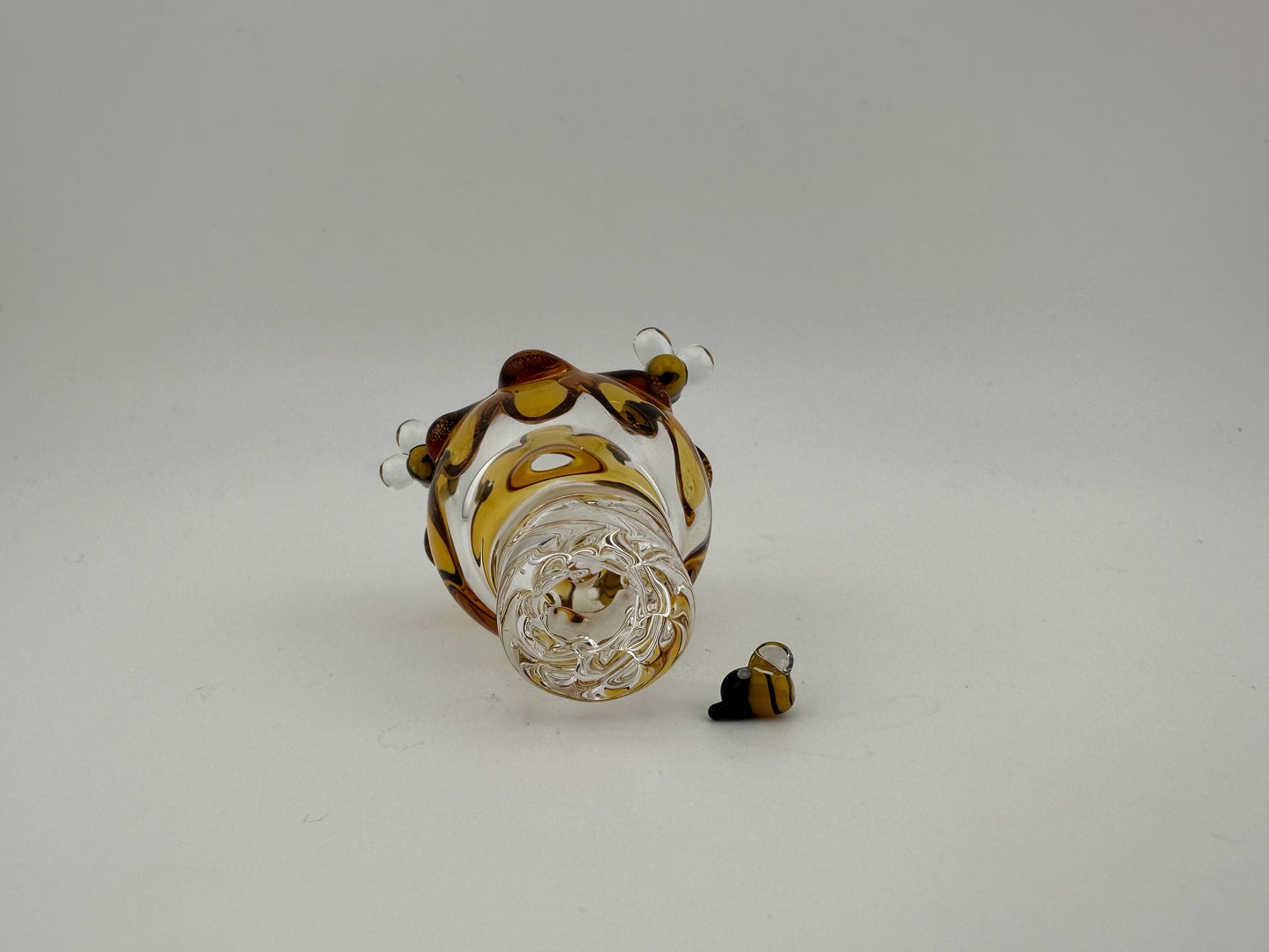 Empire Glassworks Honey Bee Spinner Carb Cap / Bee Terp Bead