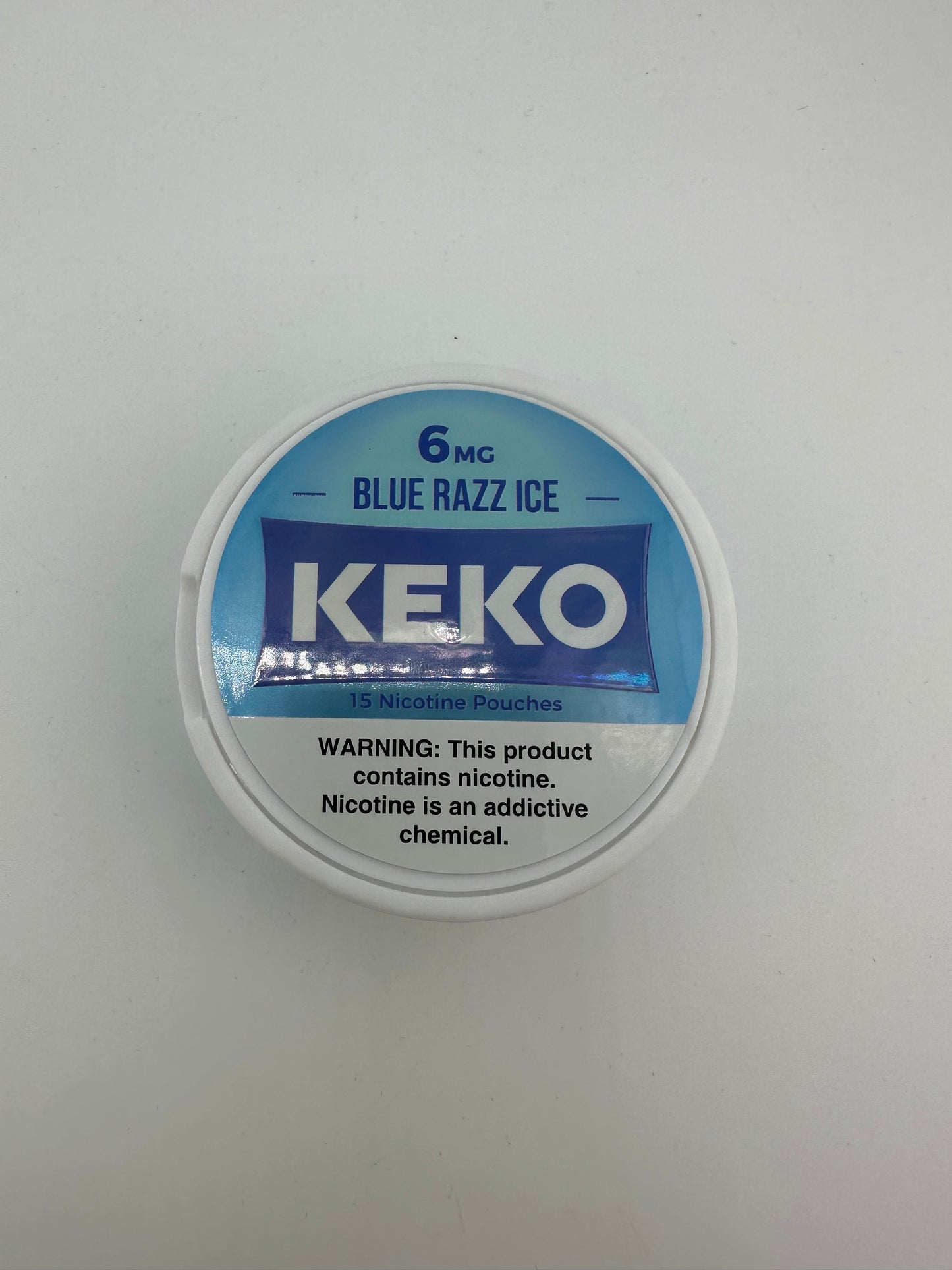 Keko Nicotine Pouches Blue Razz Ice 3mg & 6mg