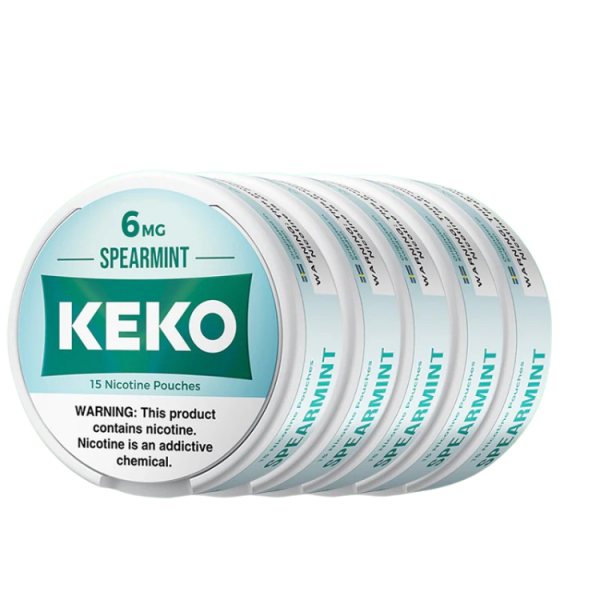 Keko Nicotine Pouches Spearmint 3mg & 6mg