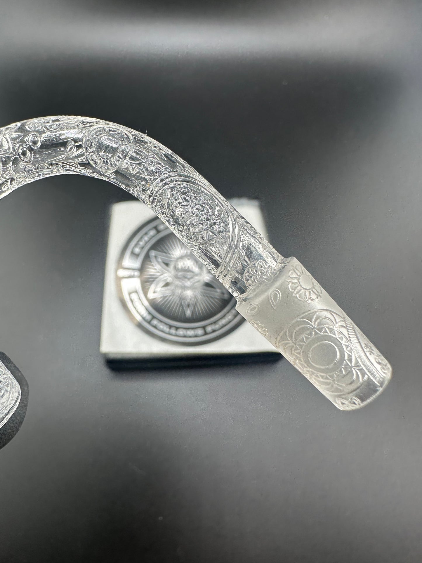 Evan Shore Etched Quartz Banger 10mm "Paisley"