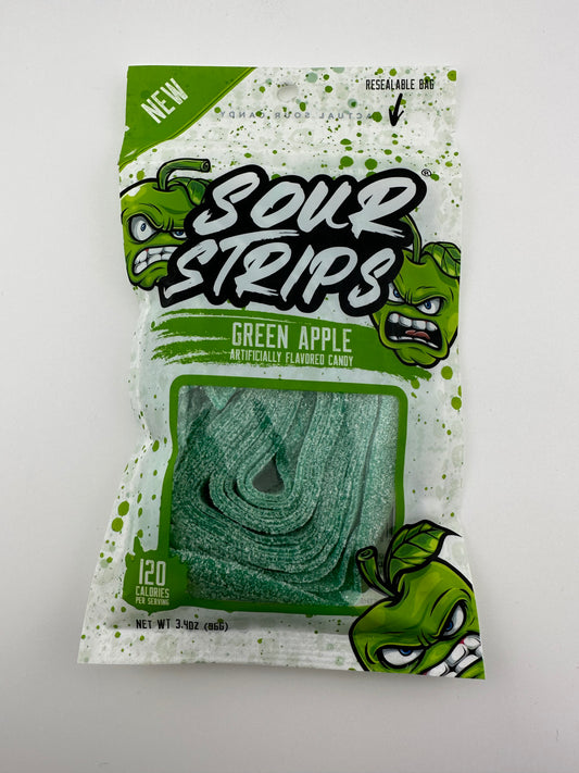 Sour Strips Green Apple Licorice Strips