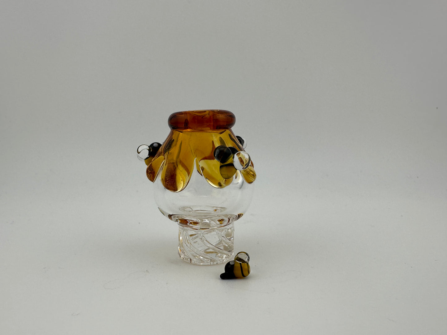 Empire Glassworks Honey Bee Spinner Carb Cap / Bee Terp Bead