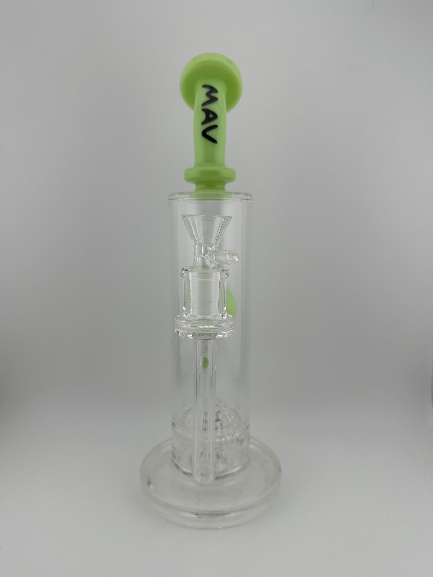 MAV Glass Eureka Honeyball Bent Neck with Splash Ball 14mm