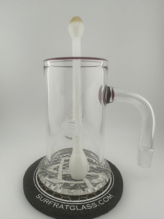 Surf Rat Glass Quartz  Lip Wrap Quartz Banger Mug / Glassware / Drinkware