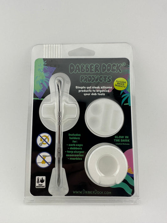 Dabber Dock Silicone Dab Stand / Tool Holder Glow In The Dark
