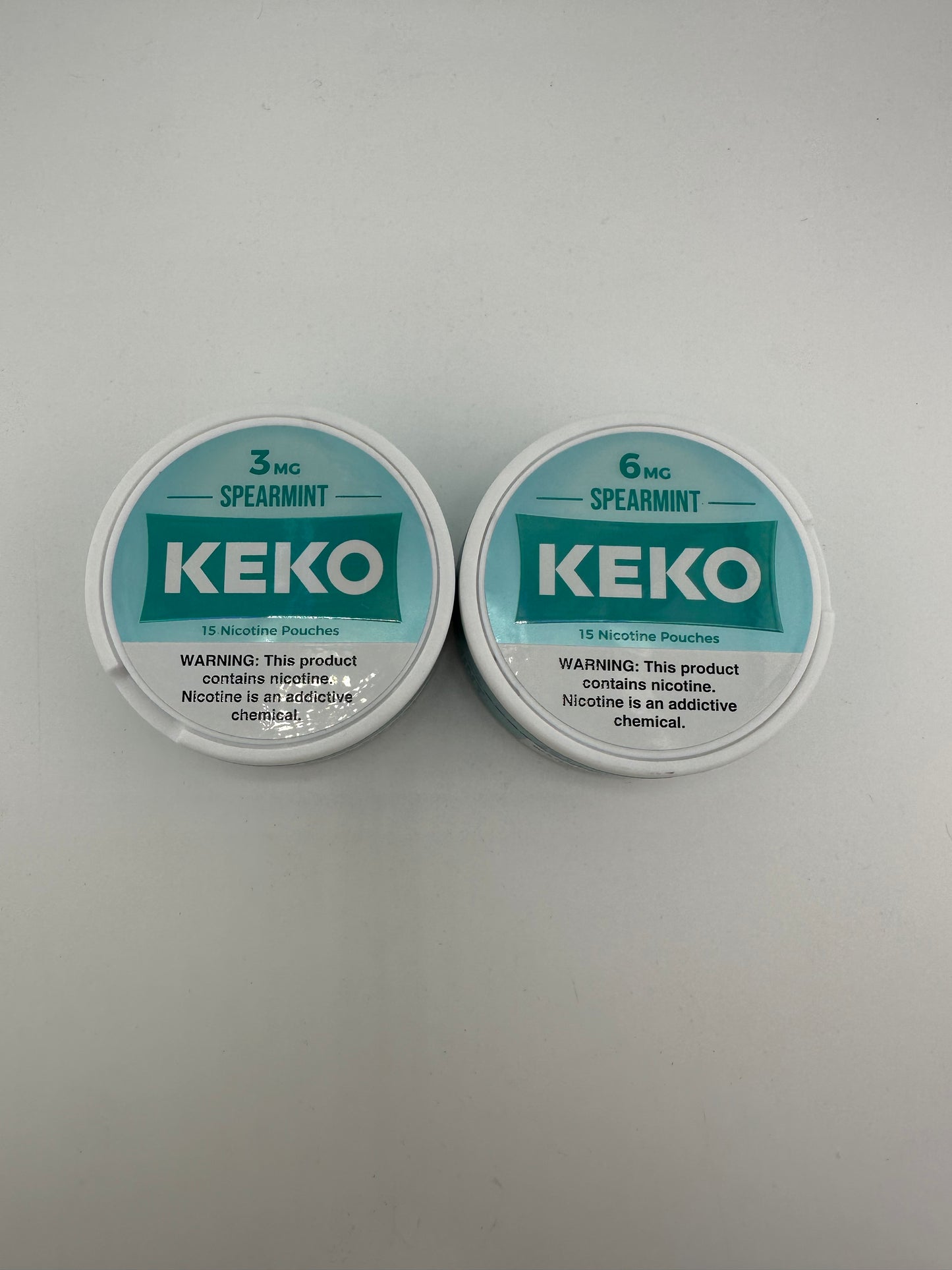 Keko Nicotine Pouches Spearmint 3mg & 6mg