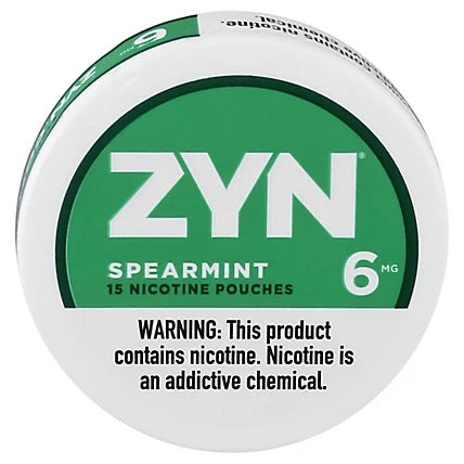 Zyn Spearmint Nicotine Pouches 3mg & 6mg