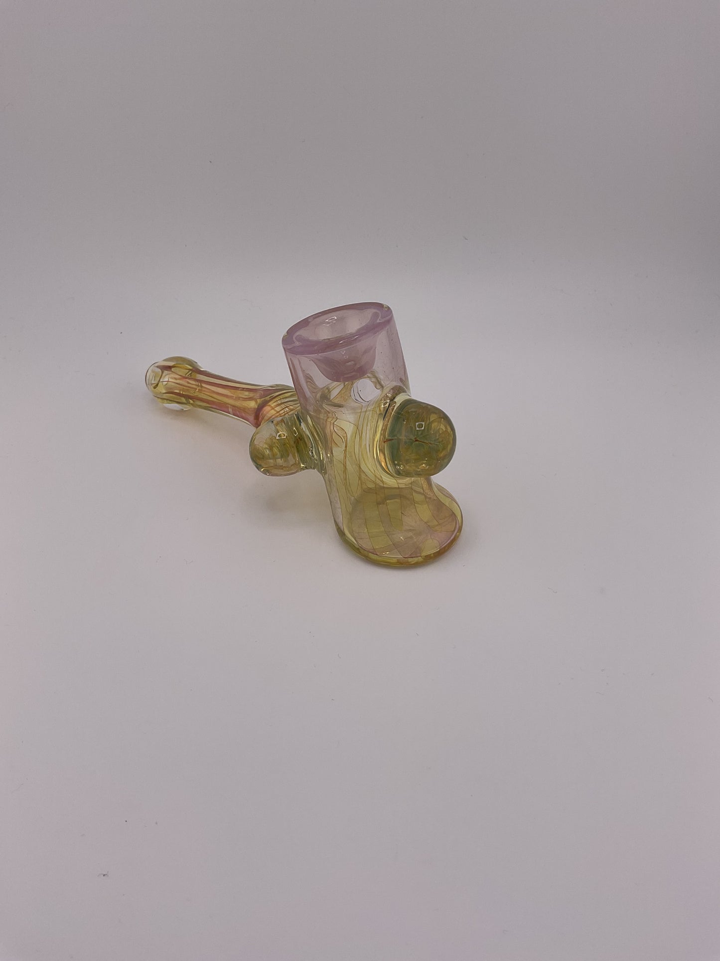 Pugsley Glass Wrapped Fumed Hammer Pipe