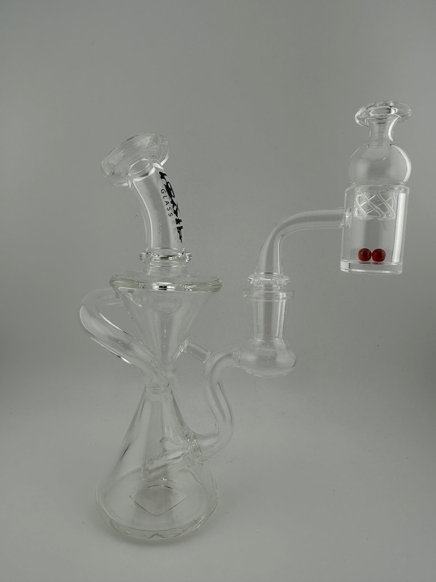 Toxic Glass 7” Double Cyclone Recycler Set TX60
