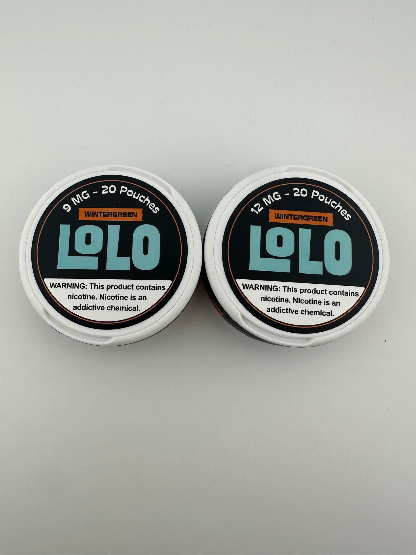 LoLo Nicotine Pouches Wintergreen 9mg & 12mg