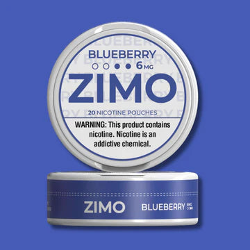 Zimo Nicotine Pouches Blueberry 3mg, 6mg, & 8mg