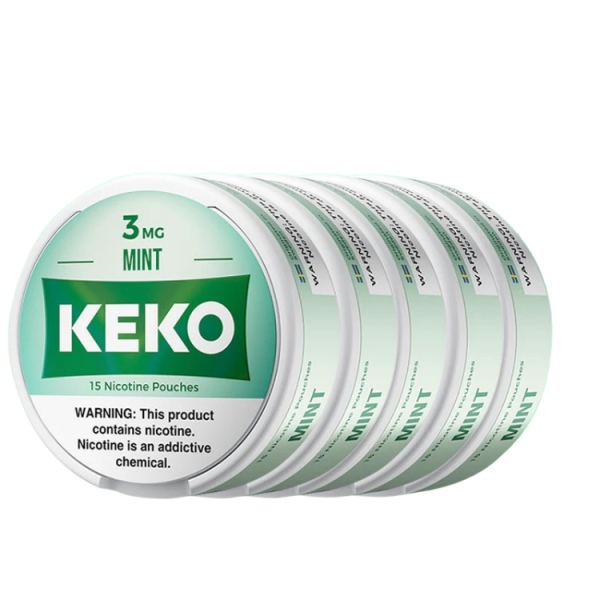 Keko Nicotine Pouches Mint 3mg & 6mg