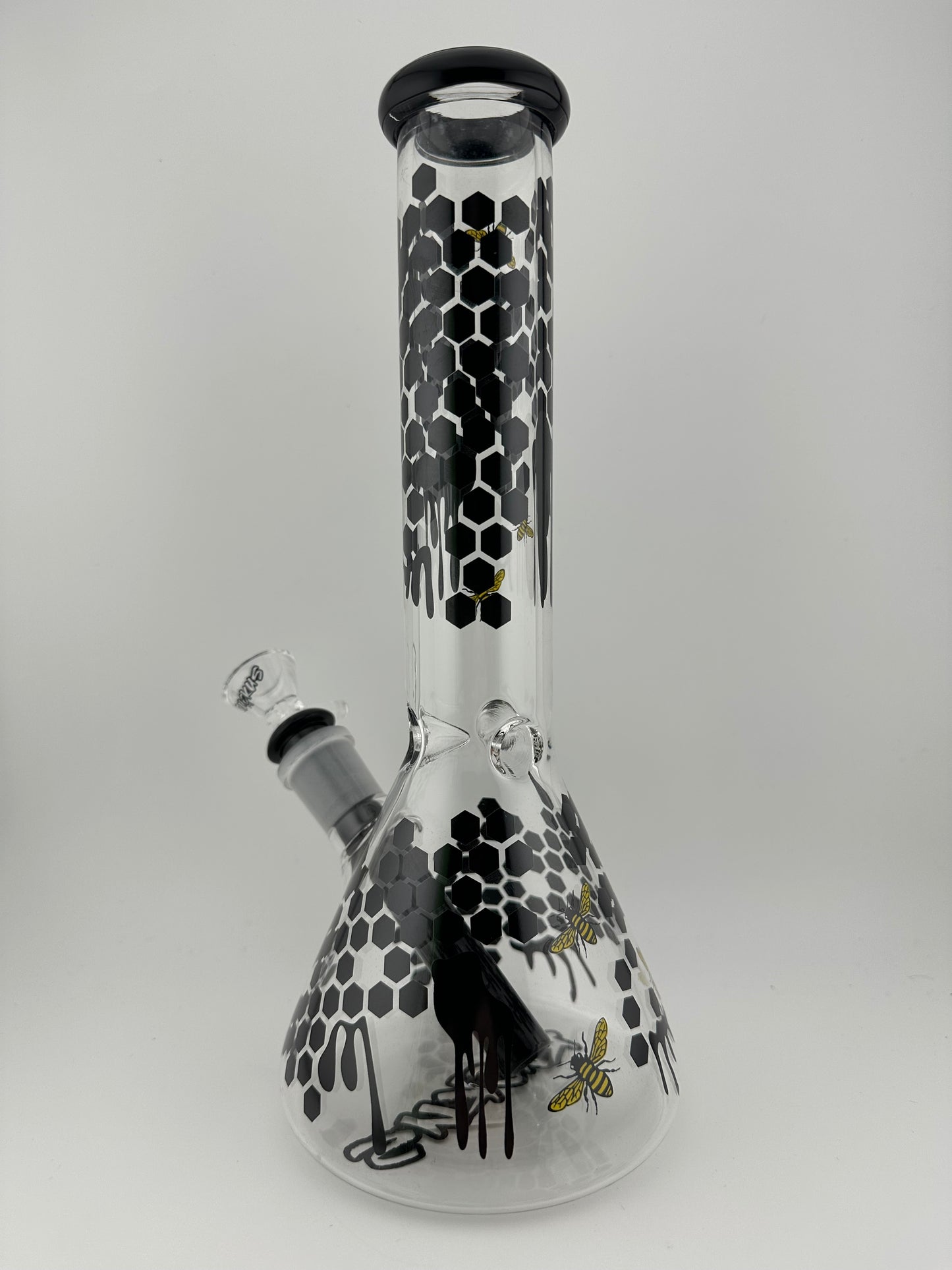 Ruckus Glass Honeycomb Bee Beaker