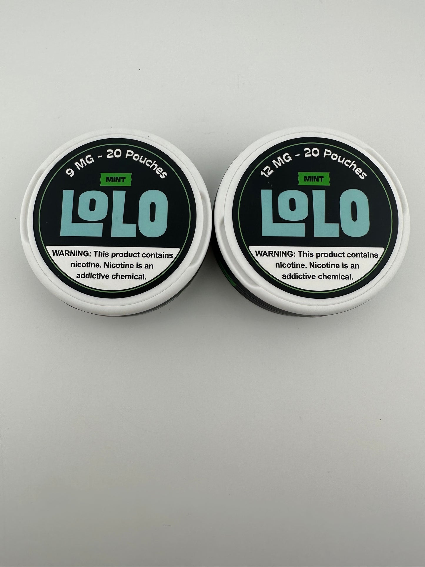 LoLo Nicotine Pouches Mint 9mg & 12mg