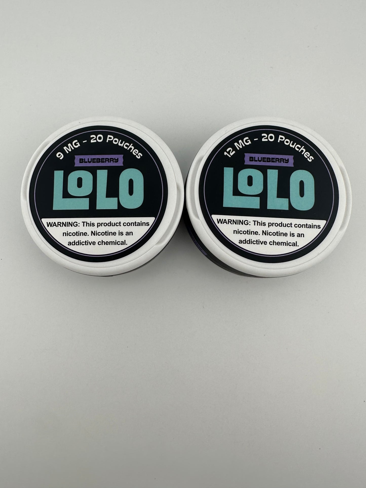 LoLo Nicotine Pouches Blueberry 9mg & 12mg