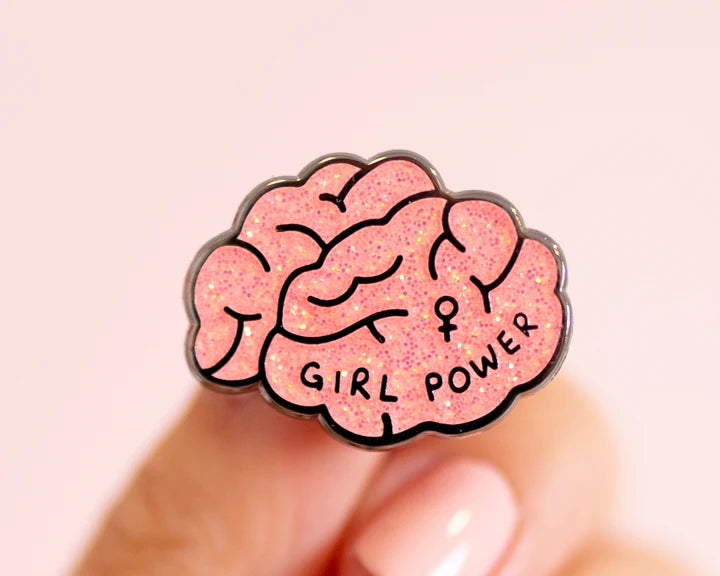 Little Woman Goods Girl Power Enamel Pin