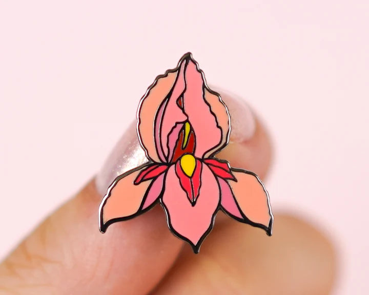 Little Woman Goods Pussyflower Enamel Pin