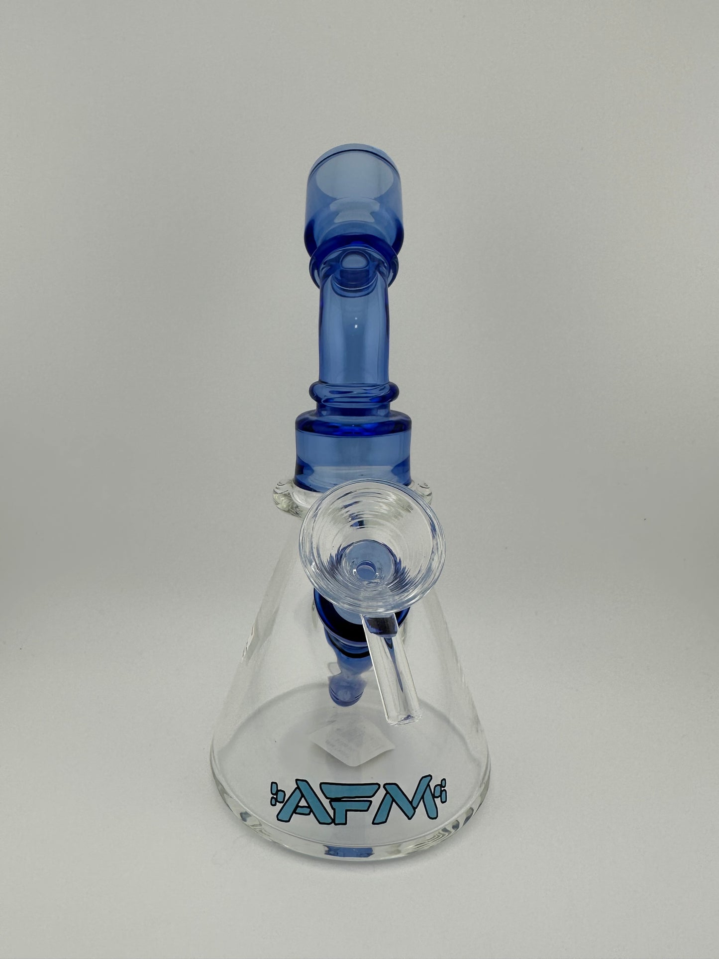 AFM Glass 8" One Shot TX001 Bent Neck Beaker 14mm