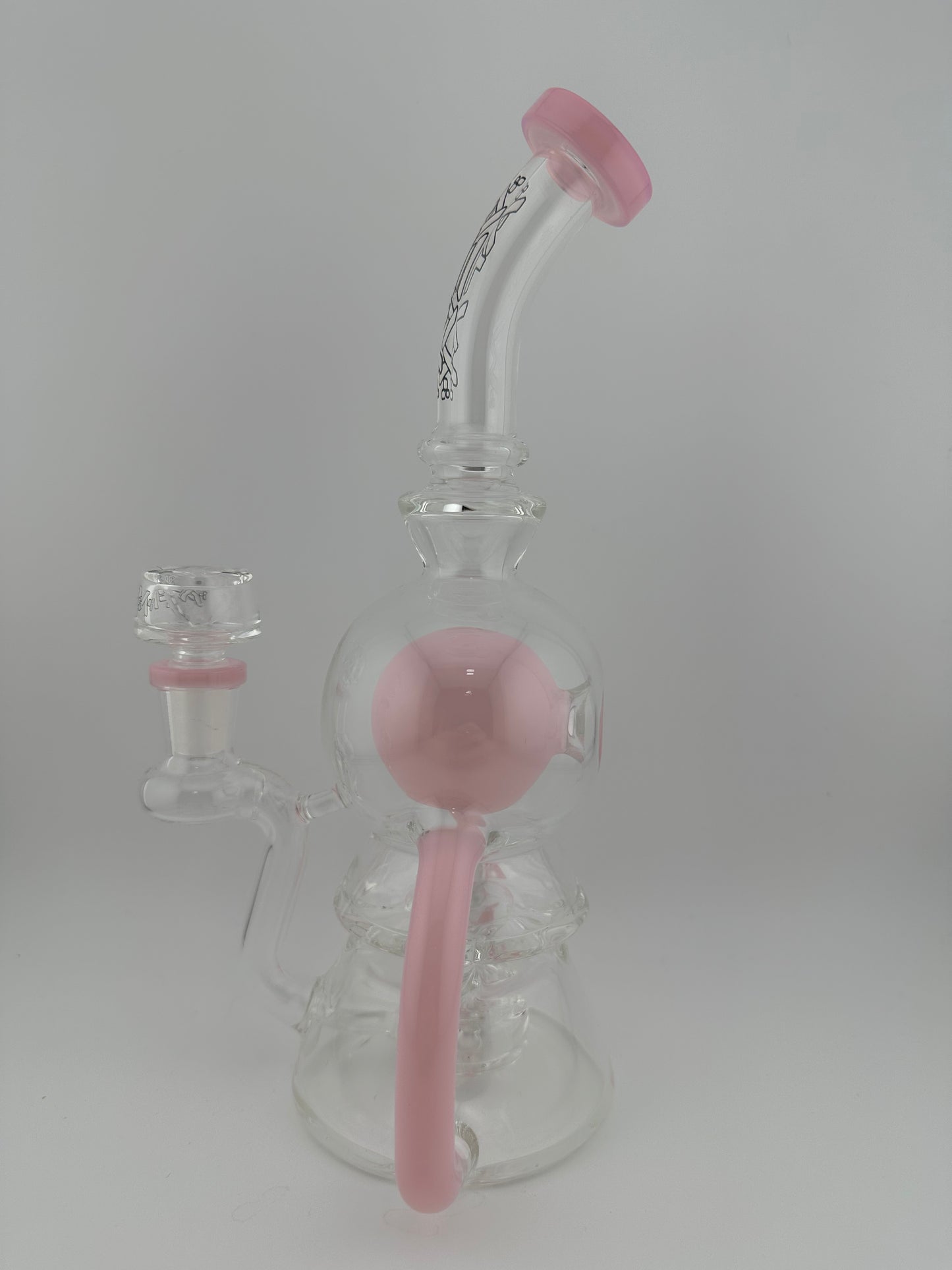 AFM Glass 9" Double Pump Recycler 14mm