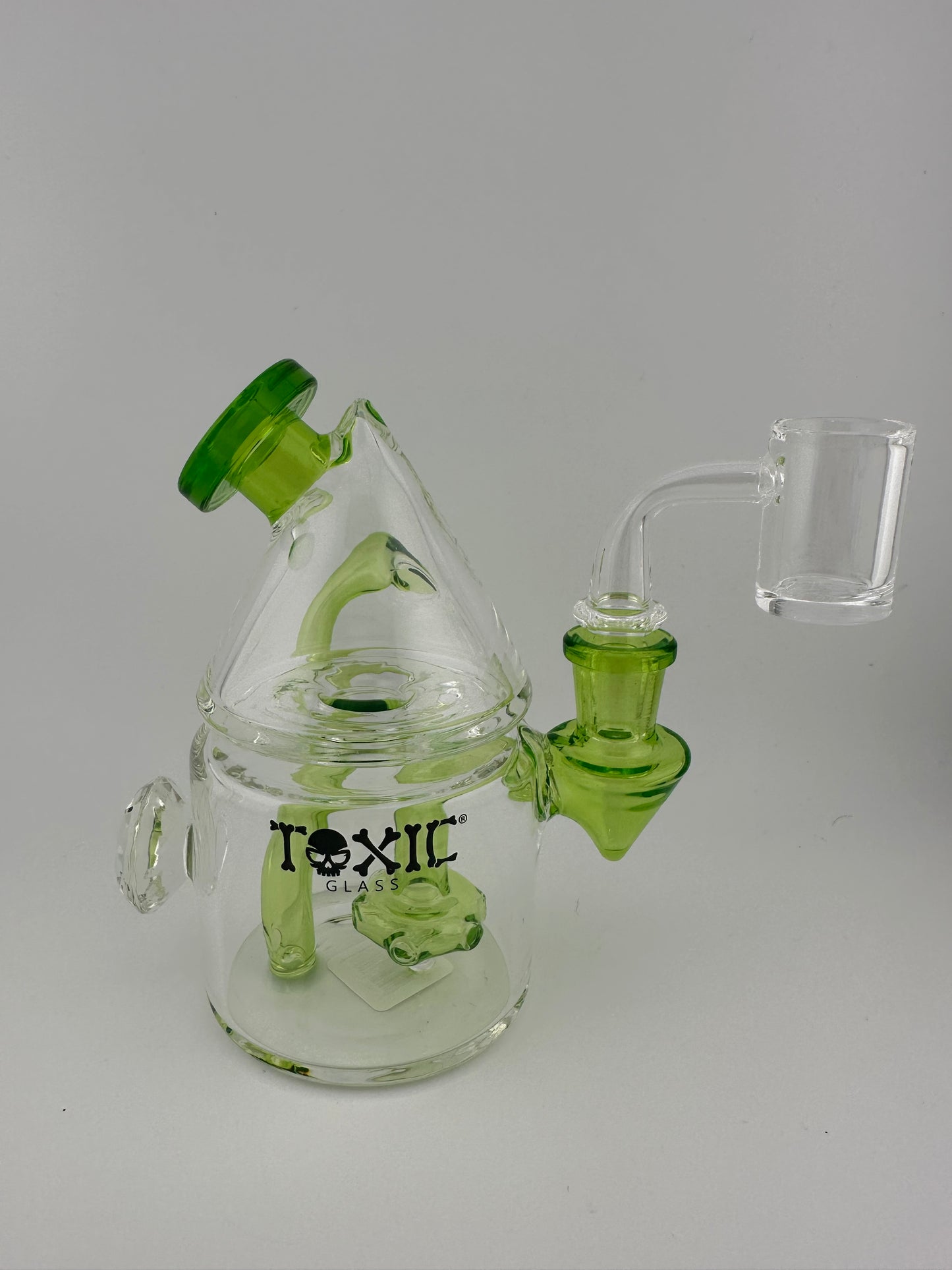 Toxic Glass Cone Recycler Diamond Rig