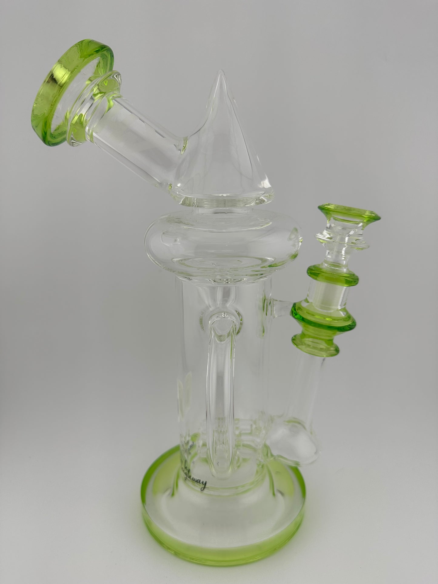 HWY Glass 9” Dual Uptake Recycler