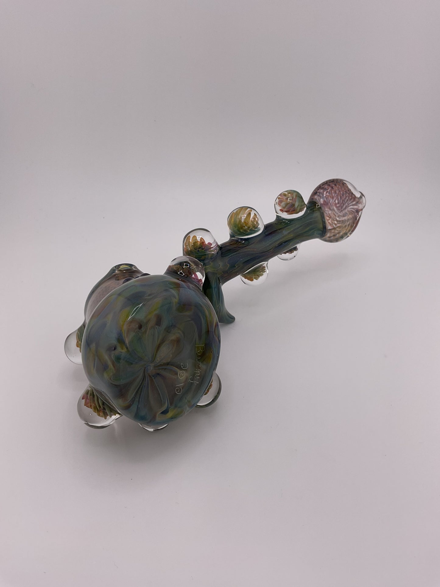 Pugsley Glass x Robert Mosher Worked Hammer Water Pipe
