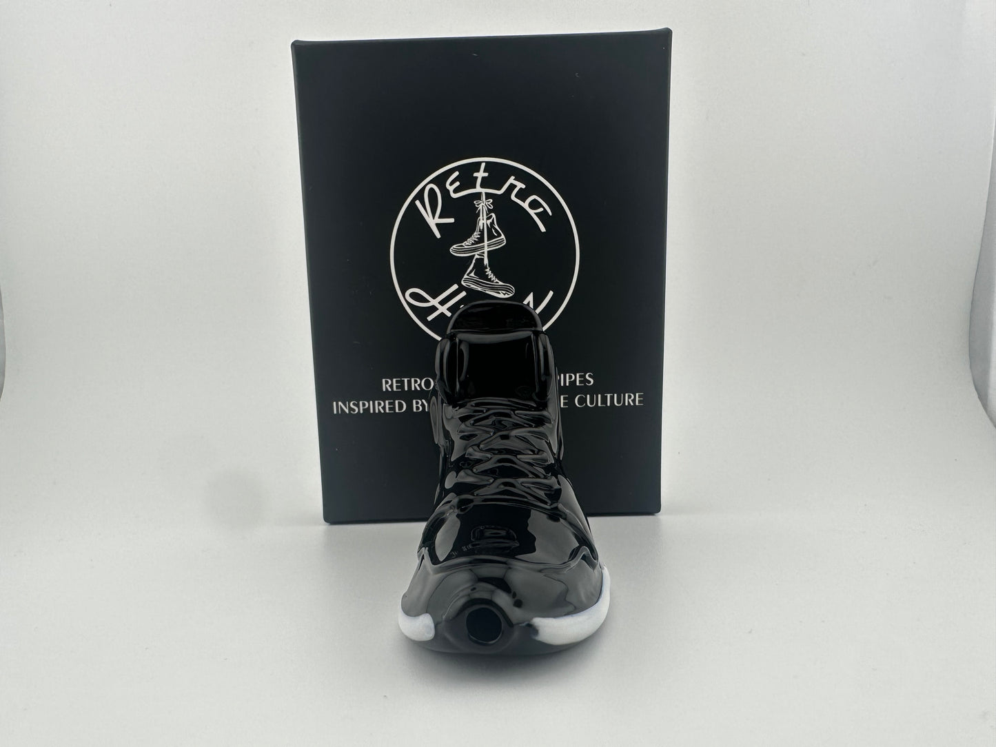 RETRO HIGHZ 4" HAND-PIPE - BLACK