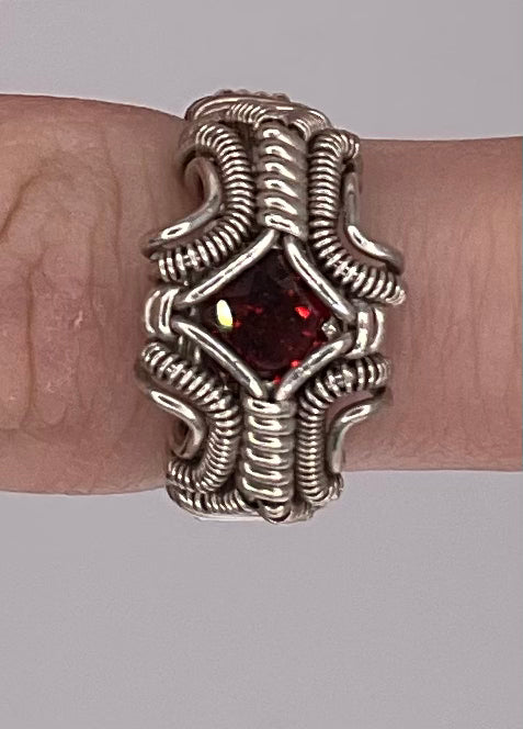 Jaybirds Jewelry Handmade Garnet Ring