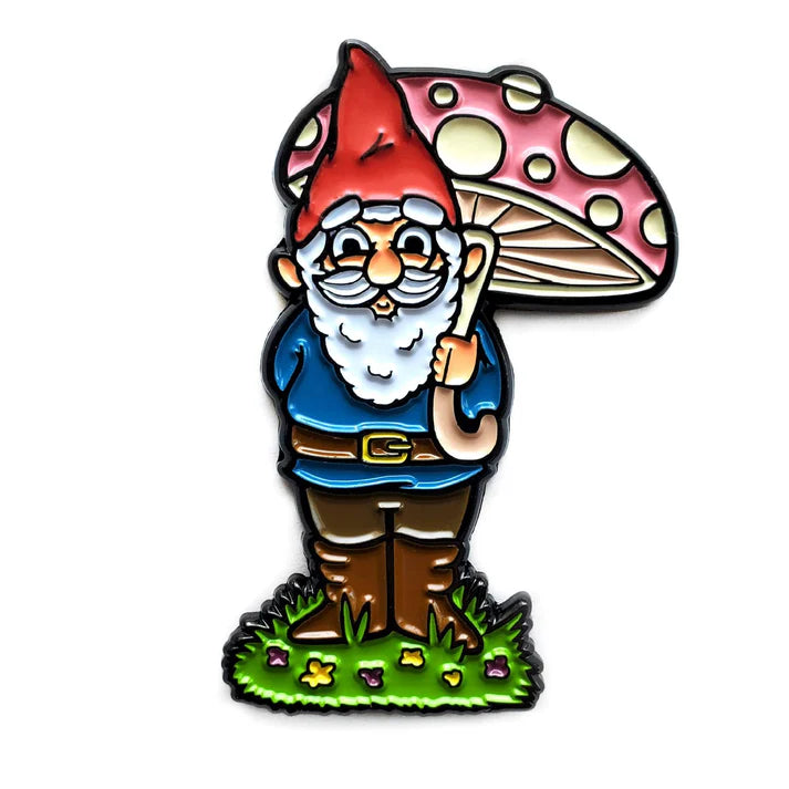 Kolorspun Garden Gnome Pin