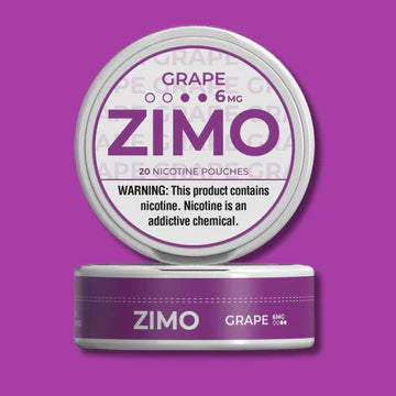 Zimo Nicotine Pouches Grape 3mg, 6mg, & 8mg