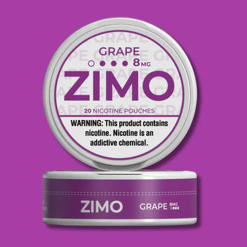 Zimo Nicotine Pouches Grape 3mg, 6mg, & 8mg