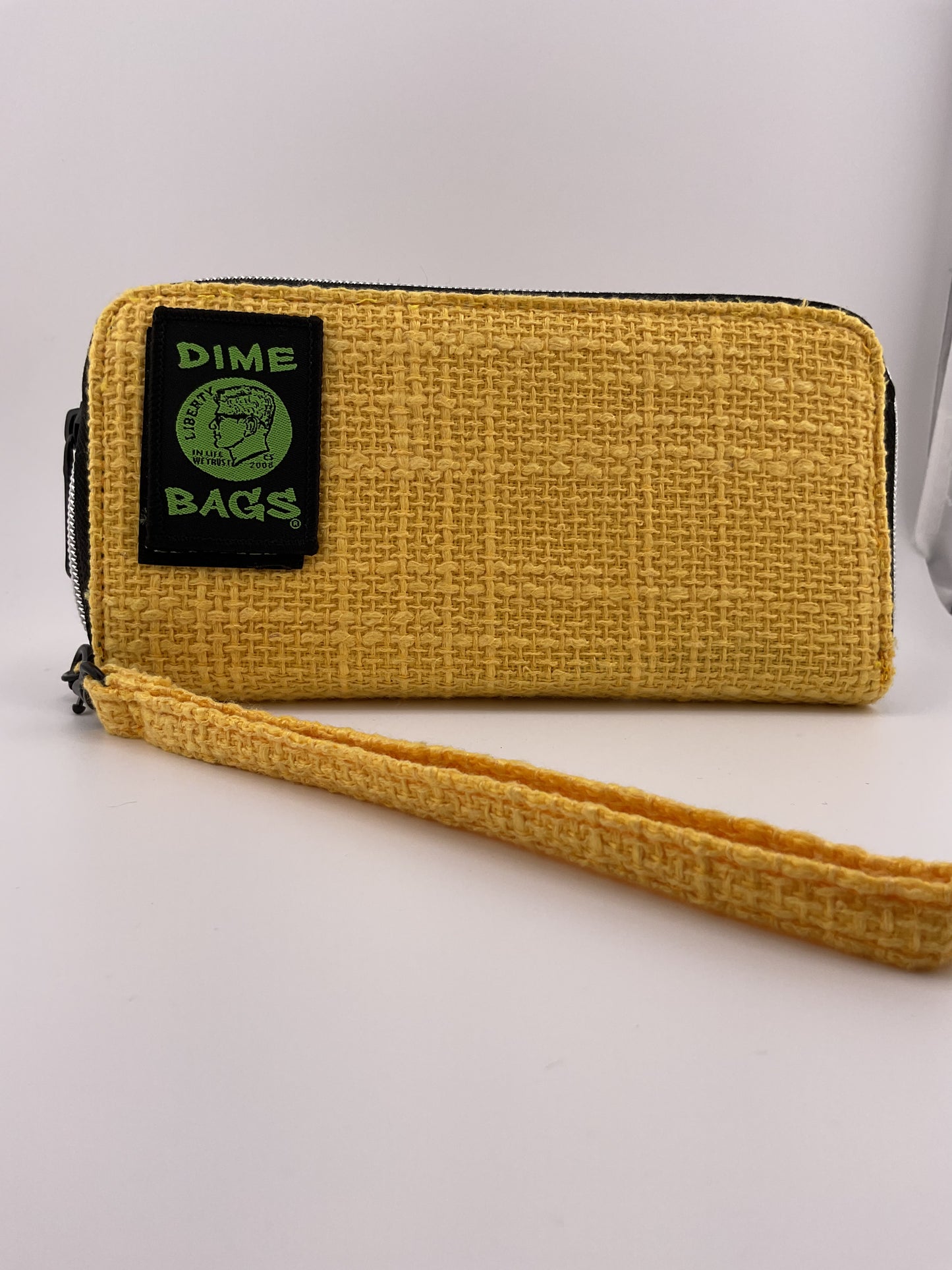 DIME BAGS Wristlet Wallet - RFID-Blocking Carrying Case with Secure Zipper and Wristlet Loop