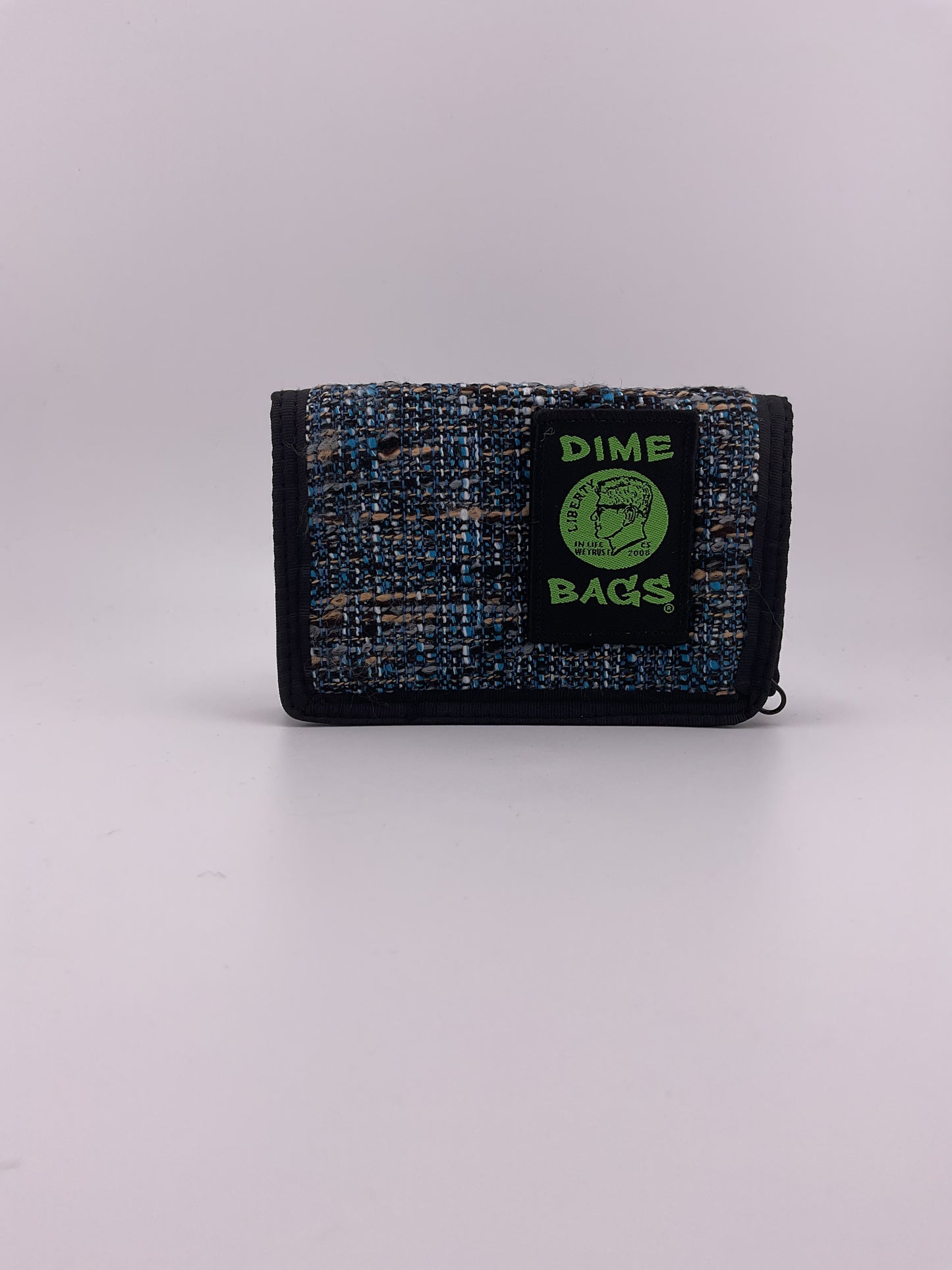 DIME BAGS Trifold Hempster Wallet - Classic Trifold Design w/Exterior Pocket and Interchangable Label