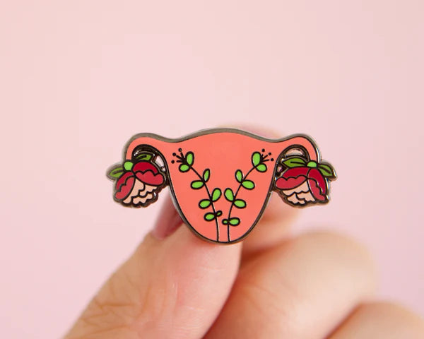 Little Woman Goods Blooming Uterus Enamel Pin