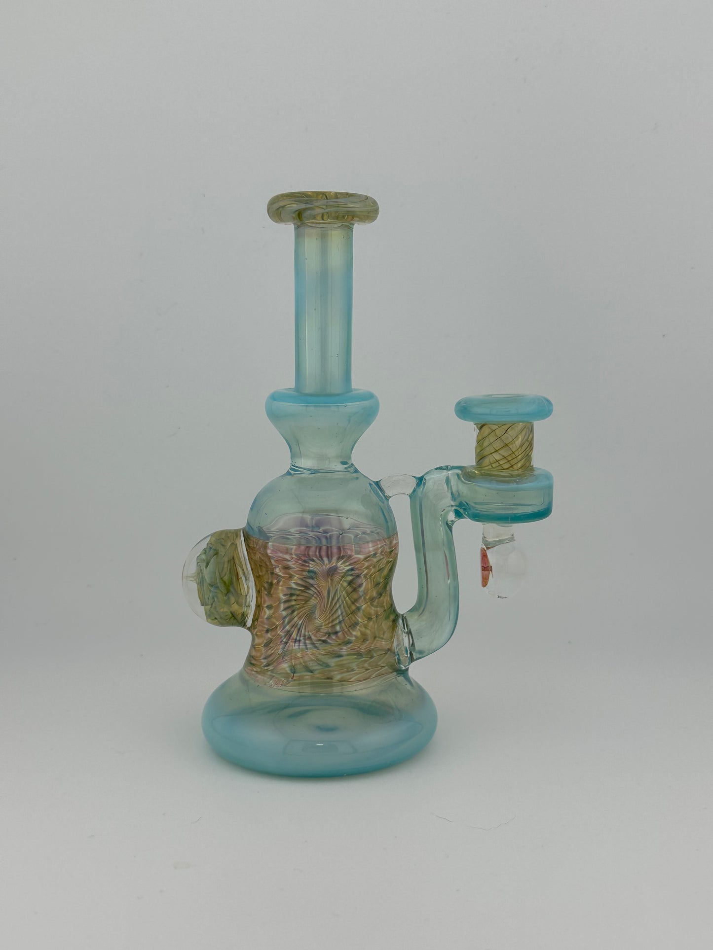Pugsley Glass Blue Worked Jammer