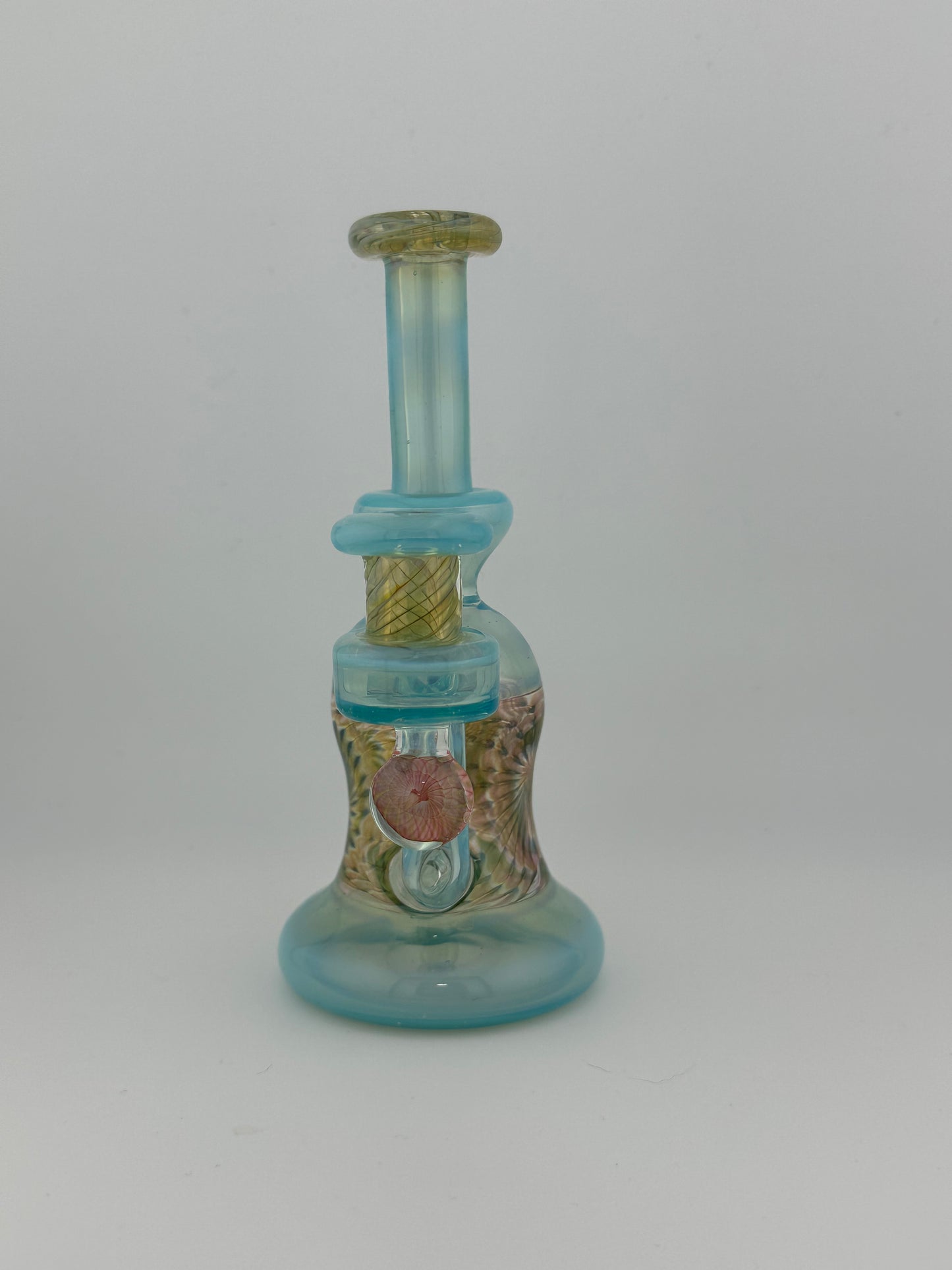 Pugsley Glass Blue Worked Jammer